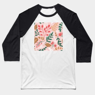 Botanical Floral Seamless pattern 7 Baseball T-Shirt